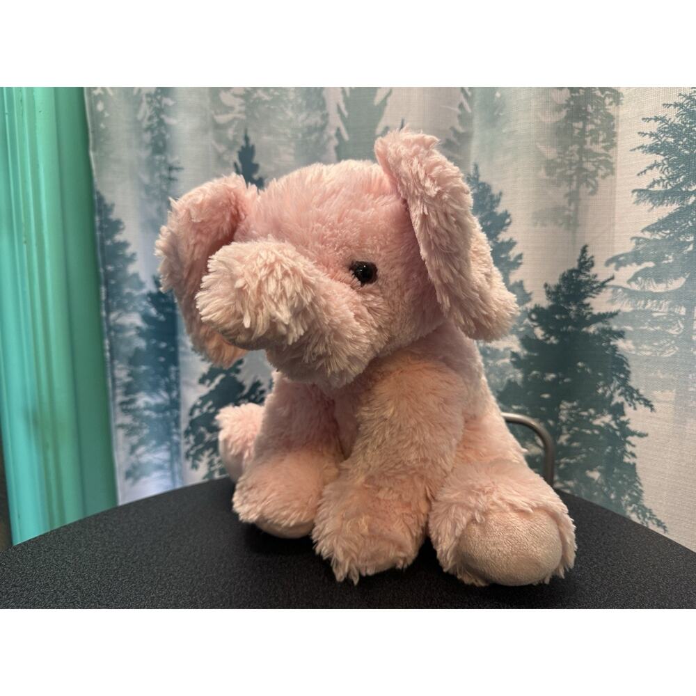 Aurora 15” Elephant Light Pink Plush Stuffed Animal Lovey
